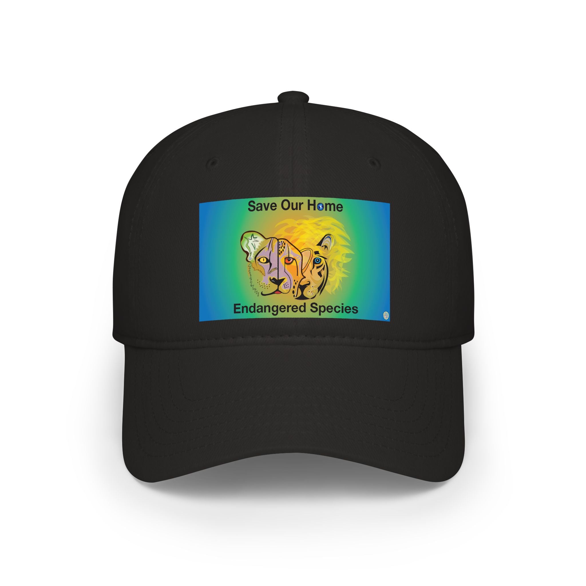 Big Cat Trio  Baseball Cap — Earth and World Peace Design