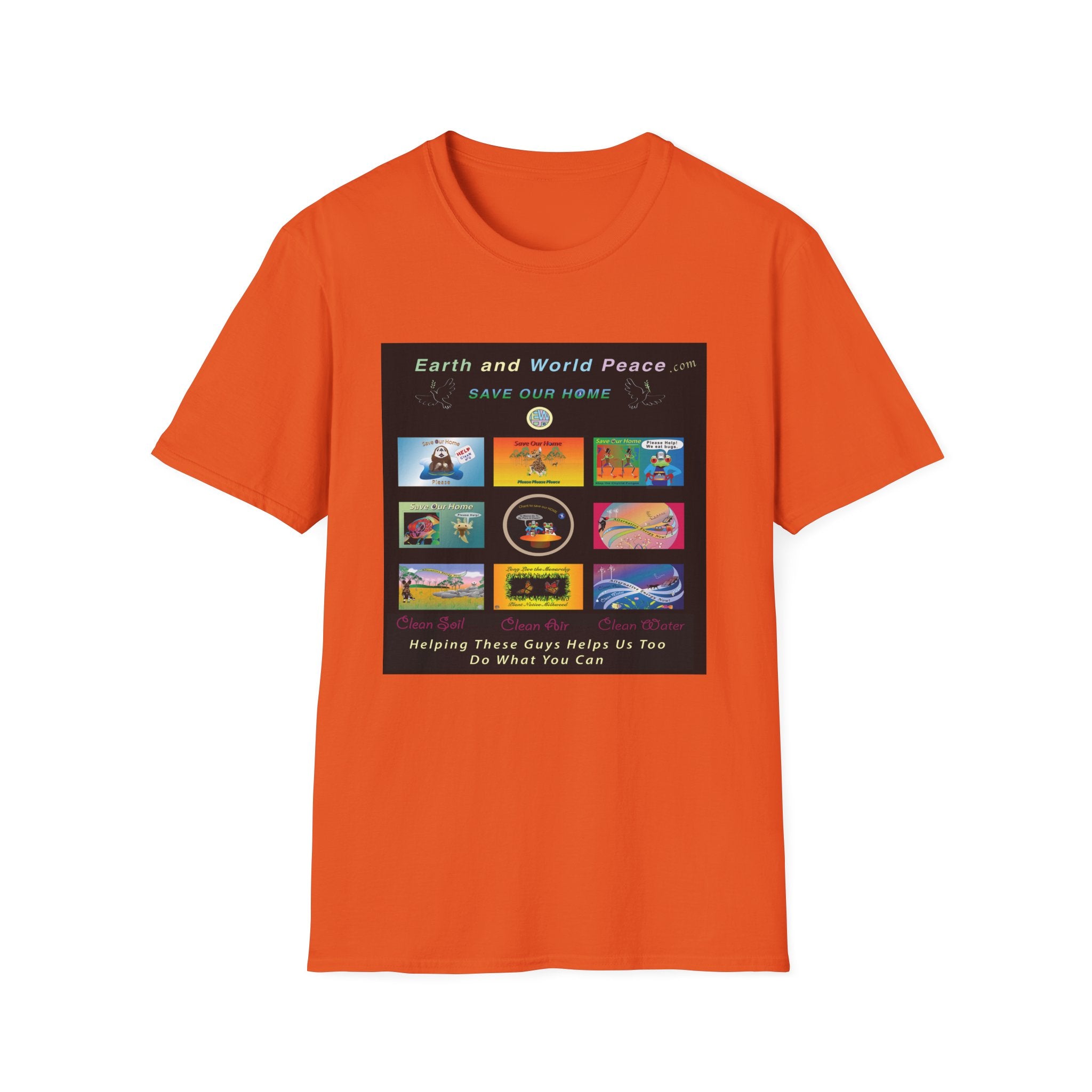 Helping Them Helps Us Unisex Softstyle T-Shirt