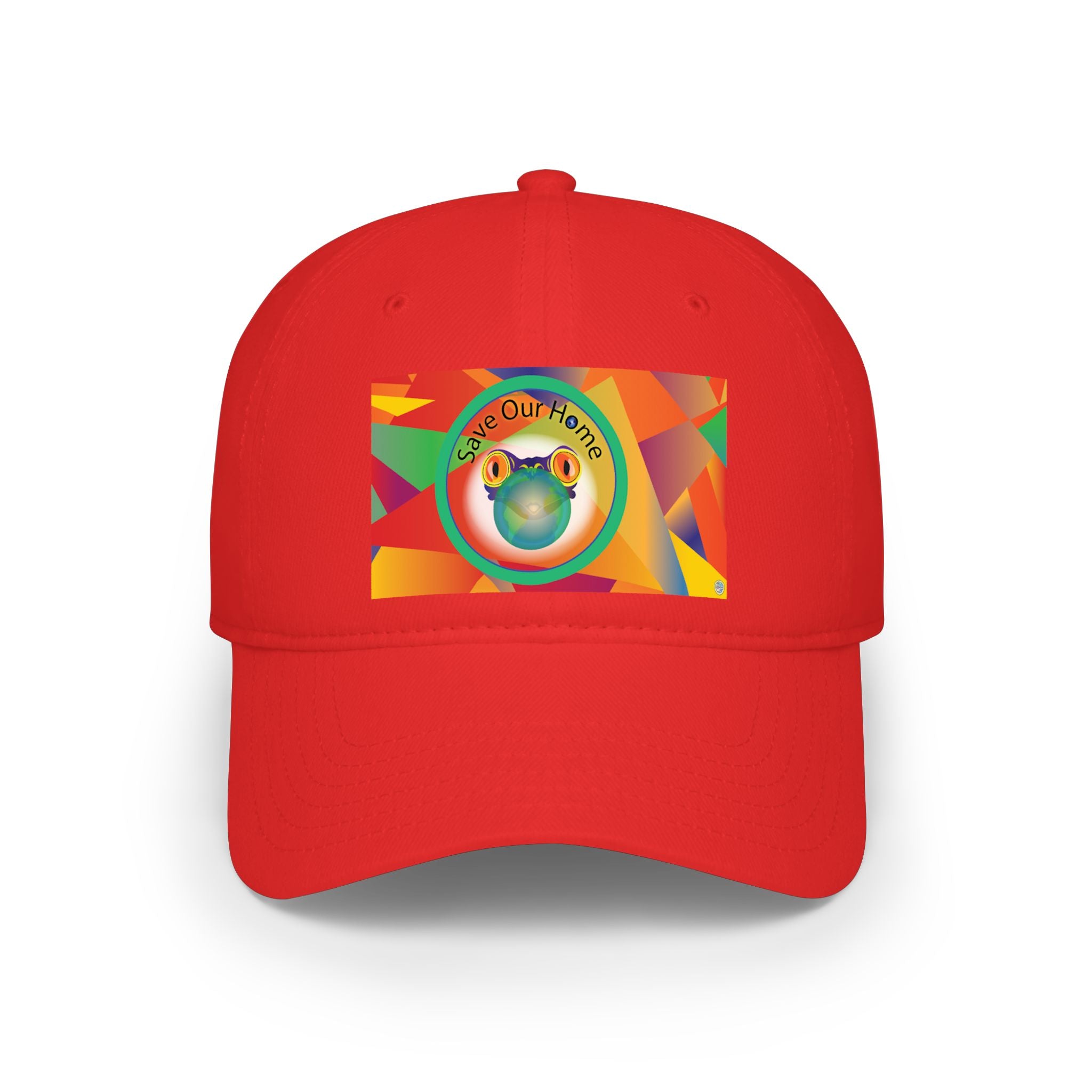 Frog Bubble Gum Earth Baseball Cap — Earth and World Peace Design