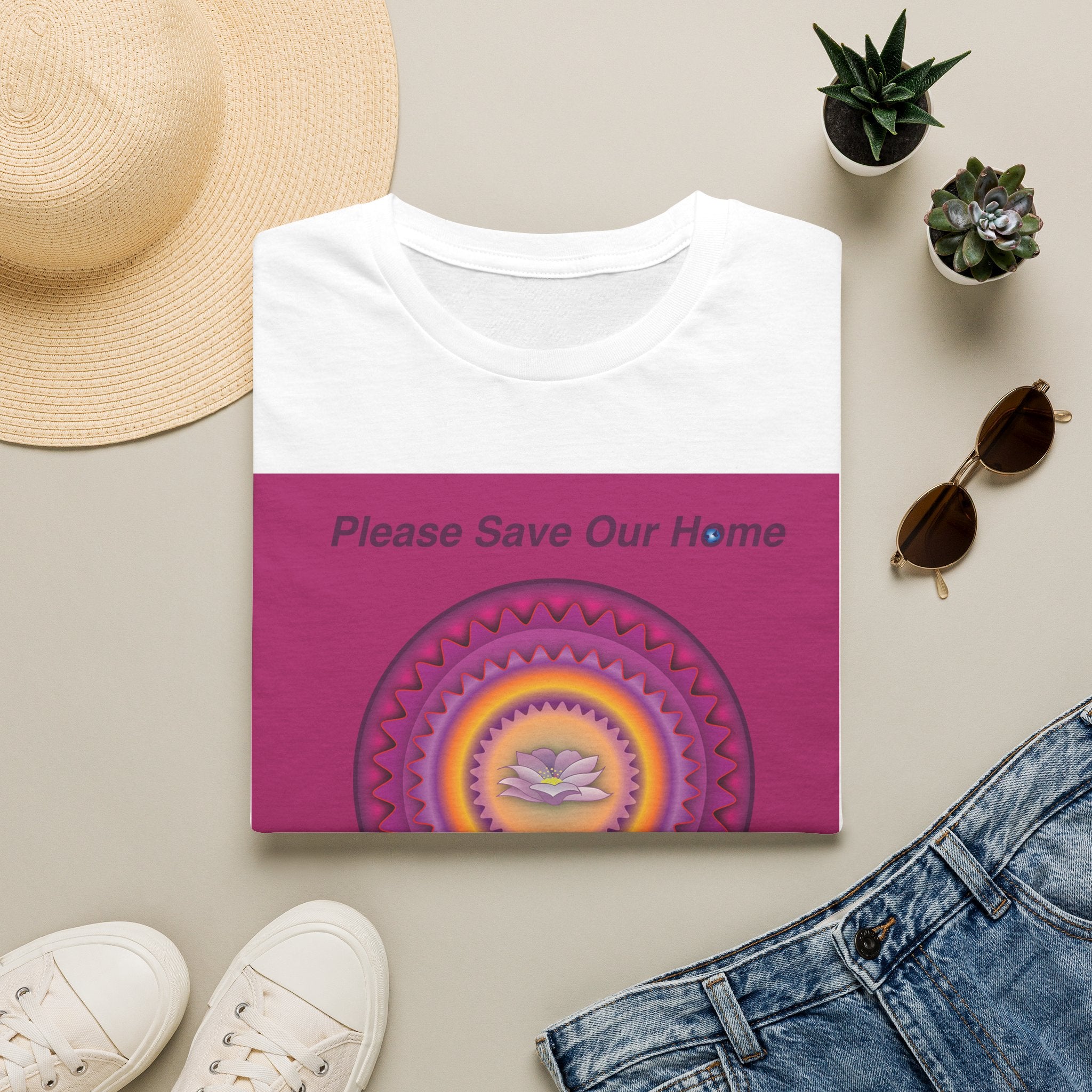 Lotus Petals Peace T-Shirt