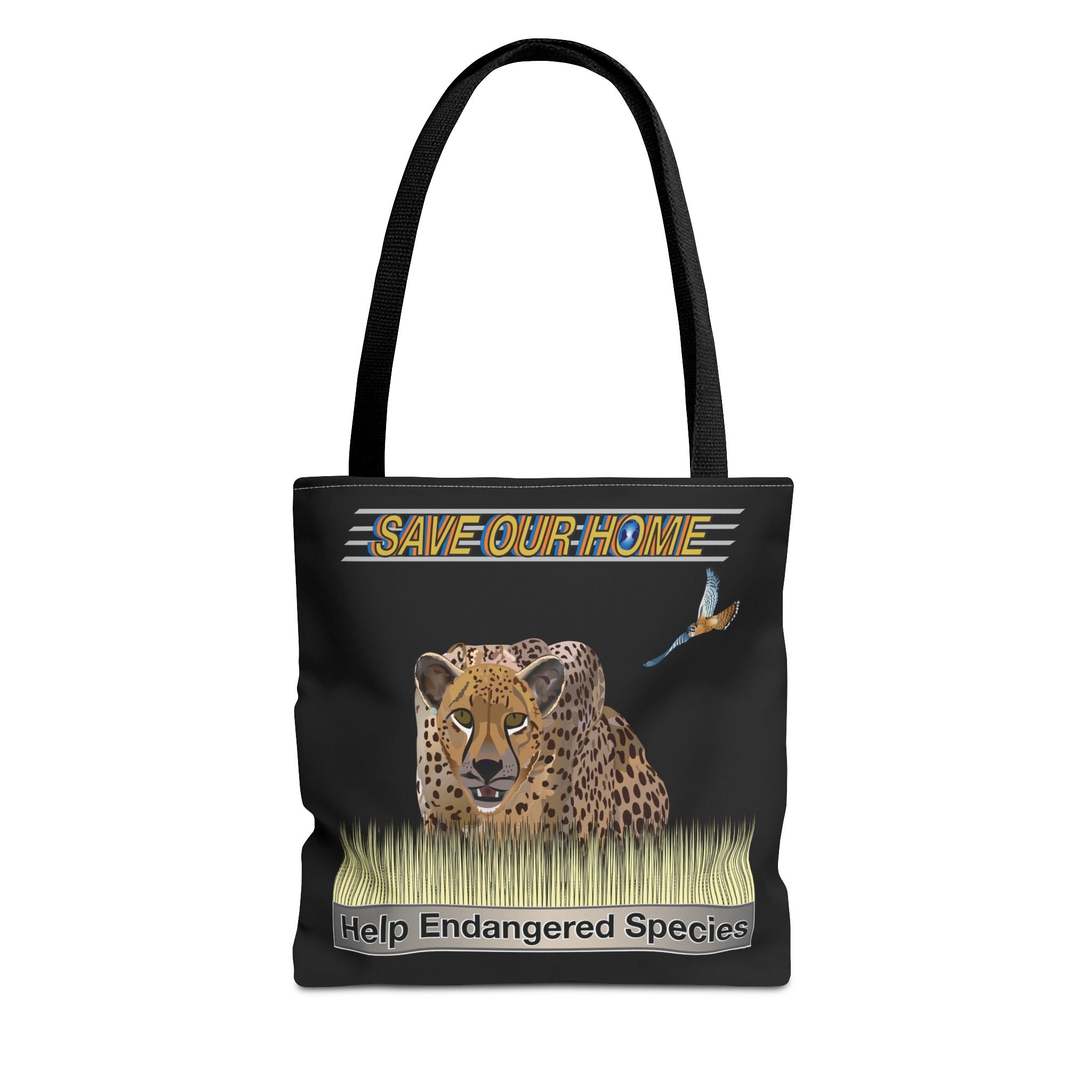 Cheetah Midnight Tote Bag
