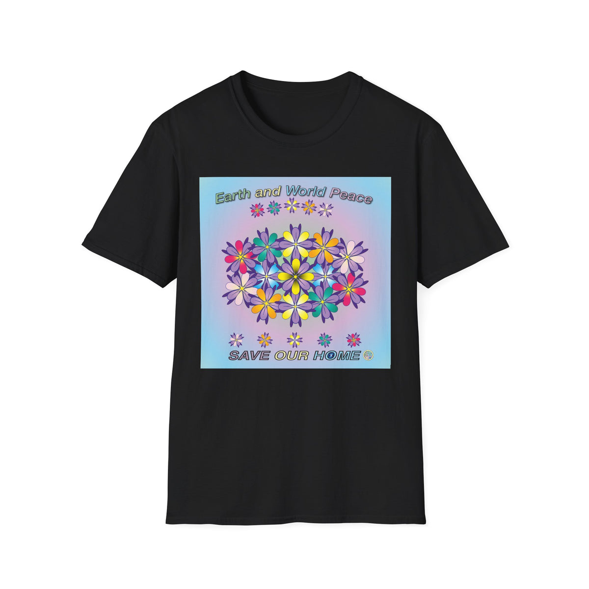 Multi-Colored Flower T-Shirt