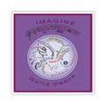 Imagine Peace Dove Swirls Musical Sticker