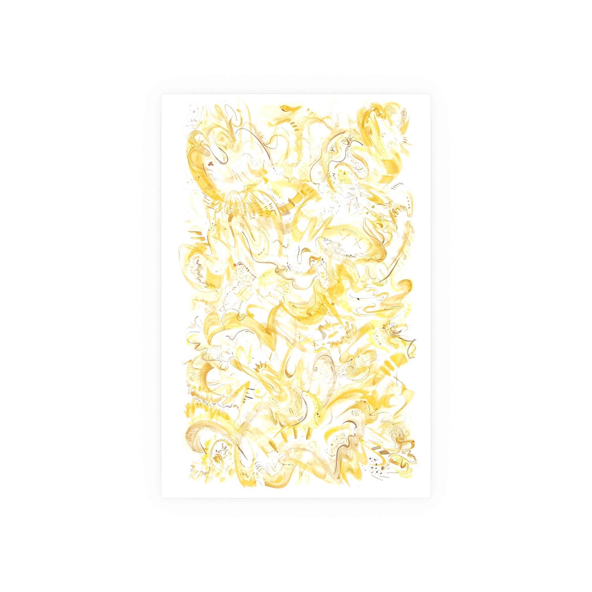 Tribute Watercolor to John Helliwell Saxophone