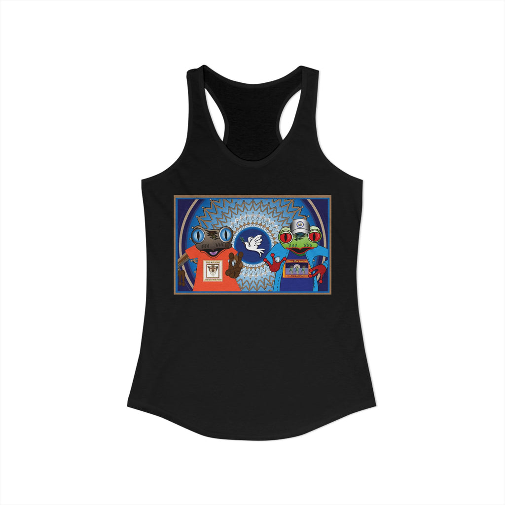 Peace On Earth Unity - Racerback Tank