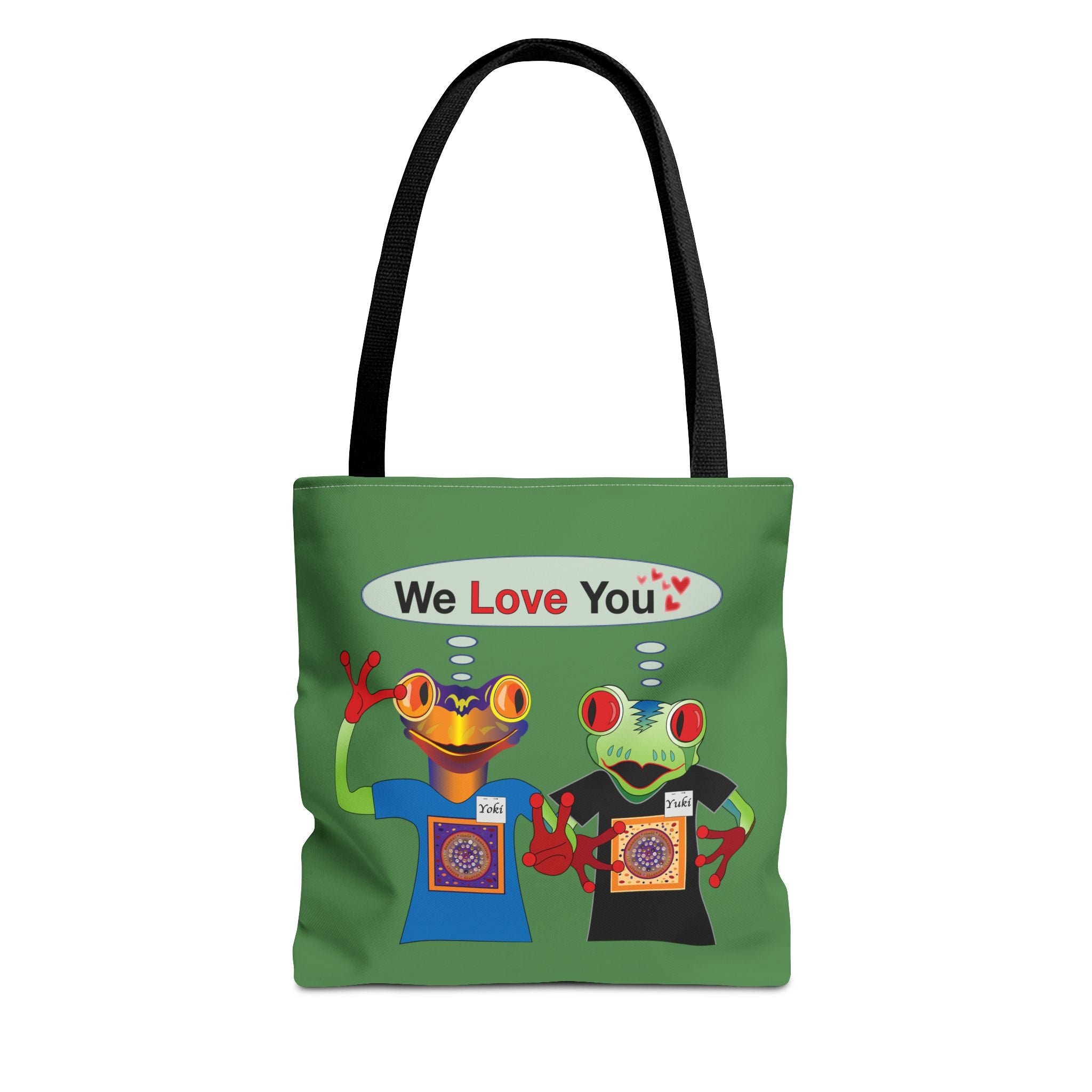 Mc Frogs We Love You Sticker Tote