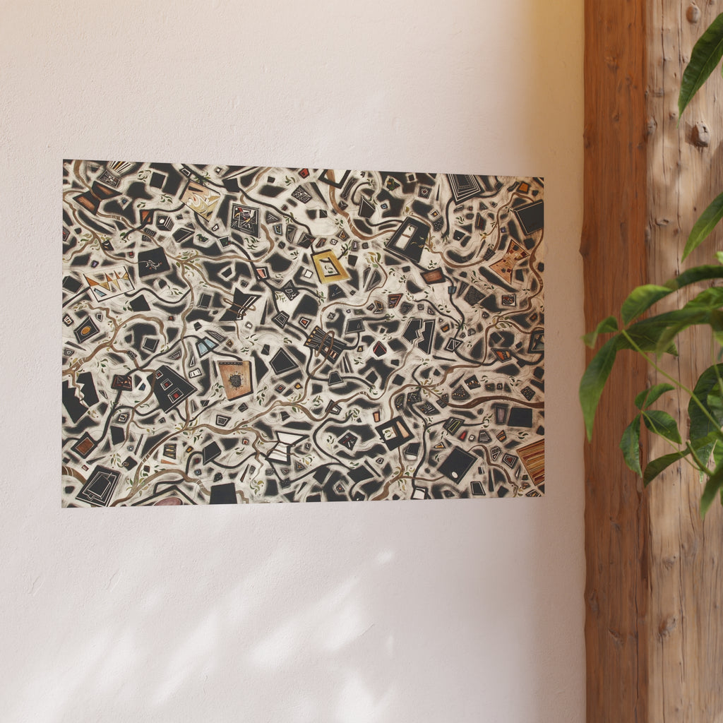 What Was What Wasn't Print  36 X 24 inches