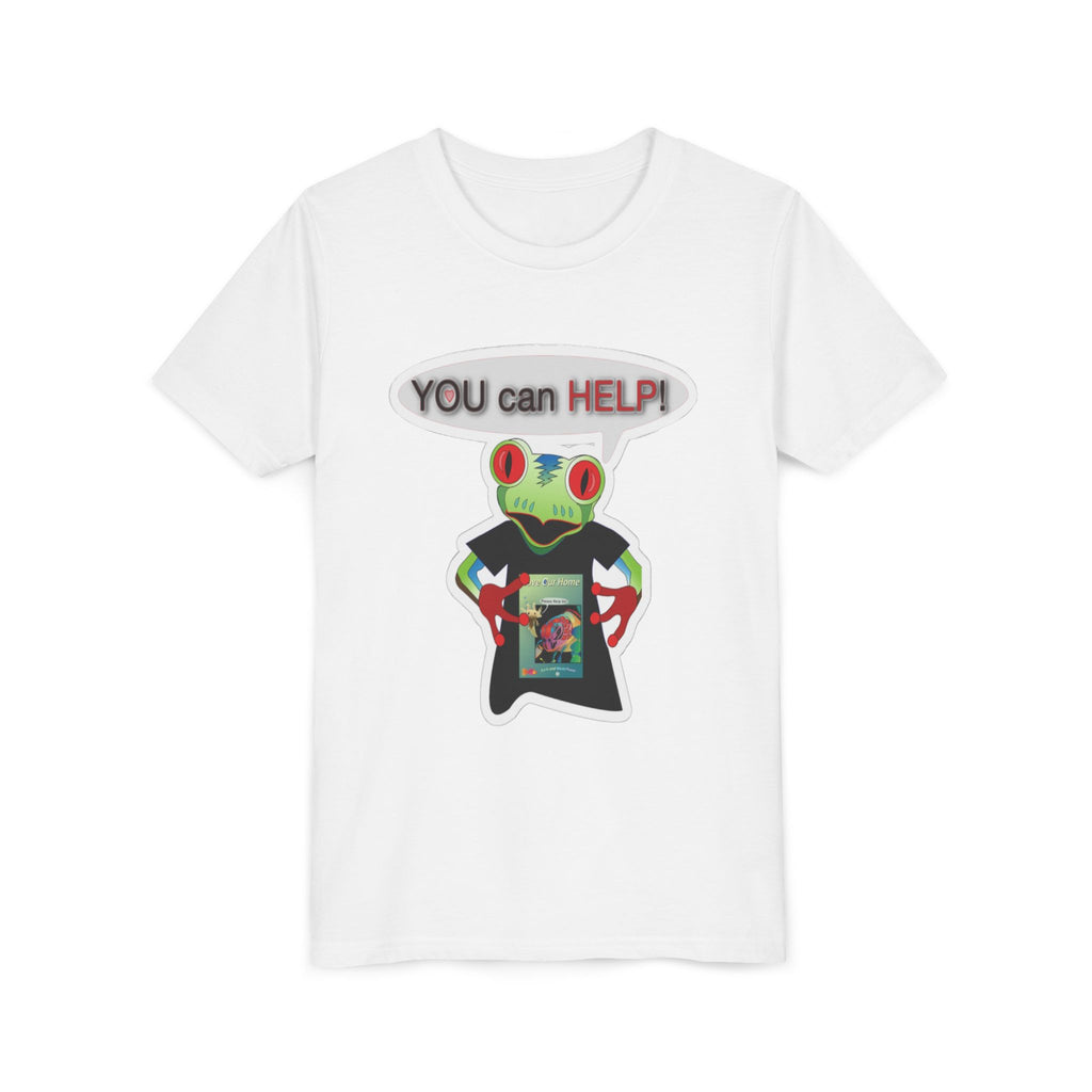 Mc Frog: You Can Help Sticker Tee