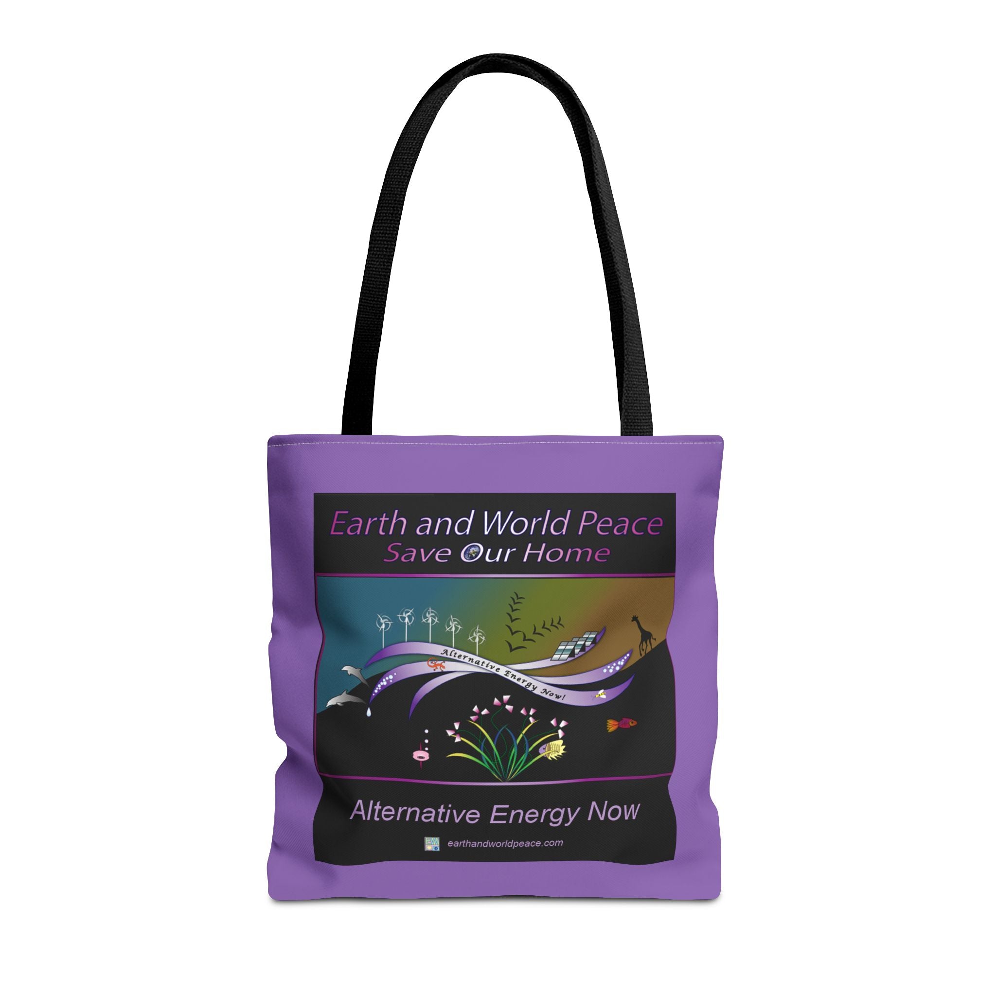 Alternative Energy Purple Tote