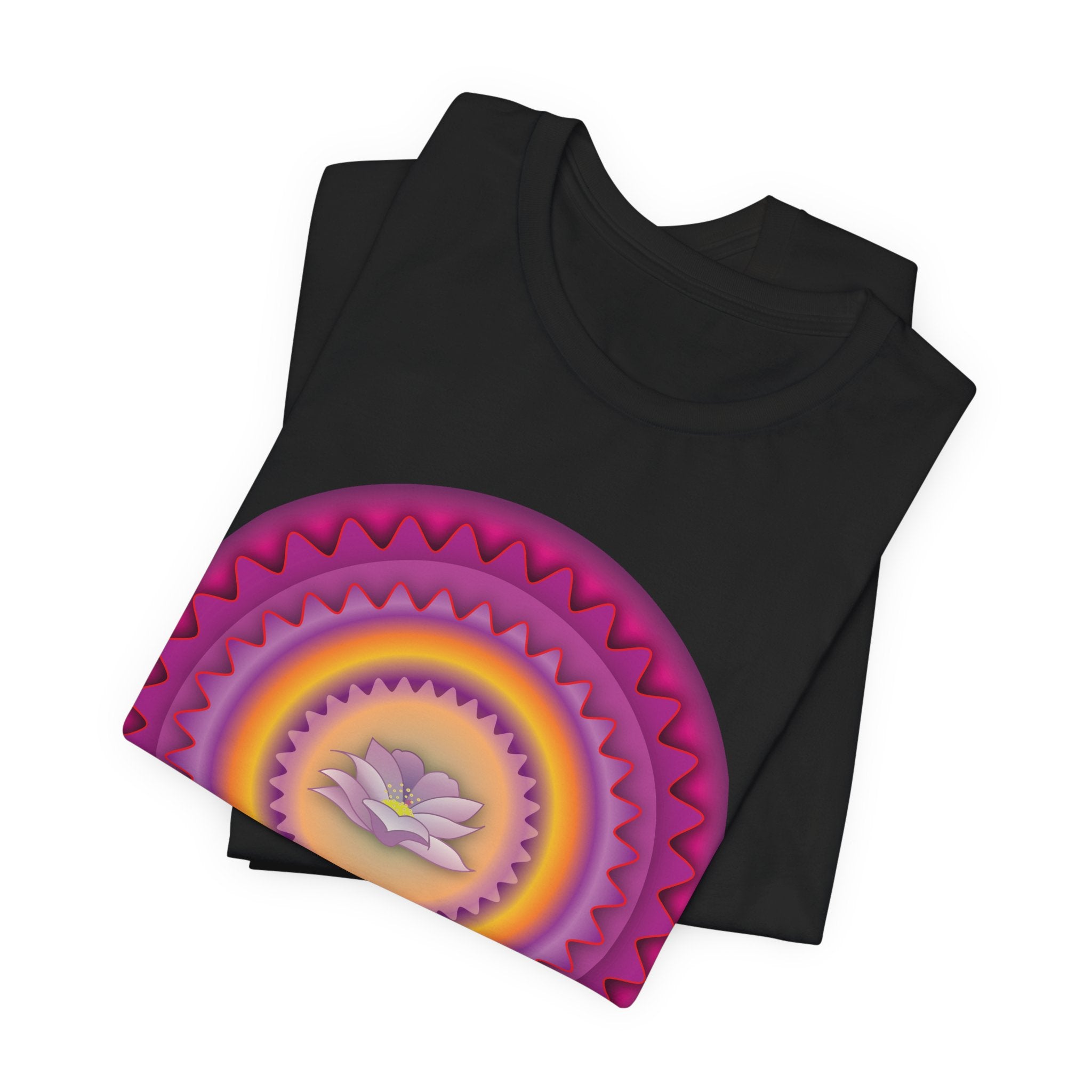 Lotus Petal Art Unisex Softstyle Tee
