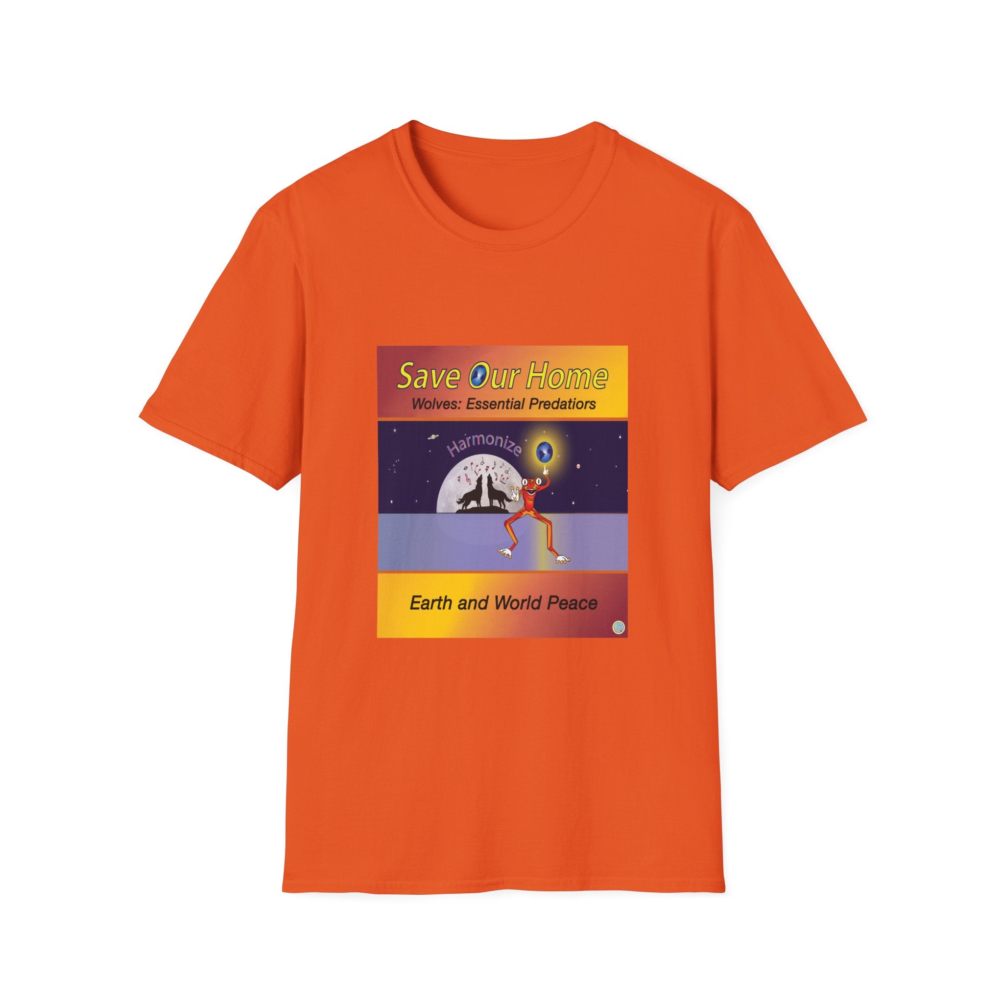 Frog and Wolves  Harmonize Unisex Softstyle T-Shirt