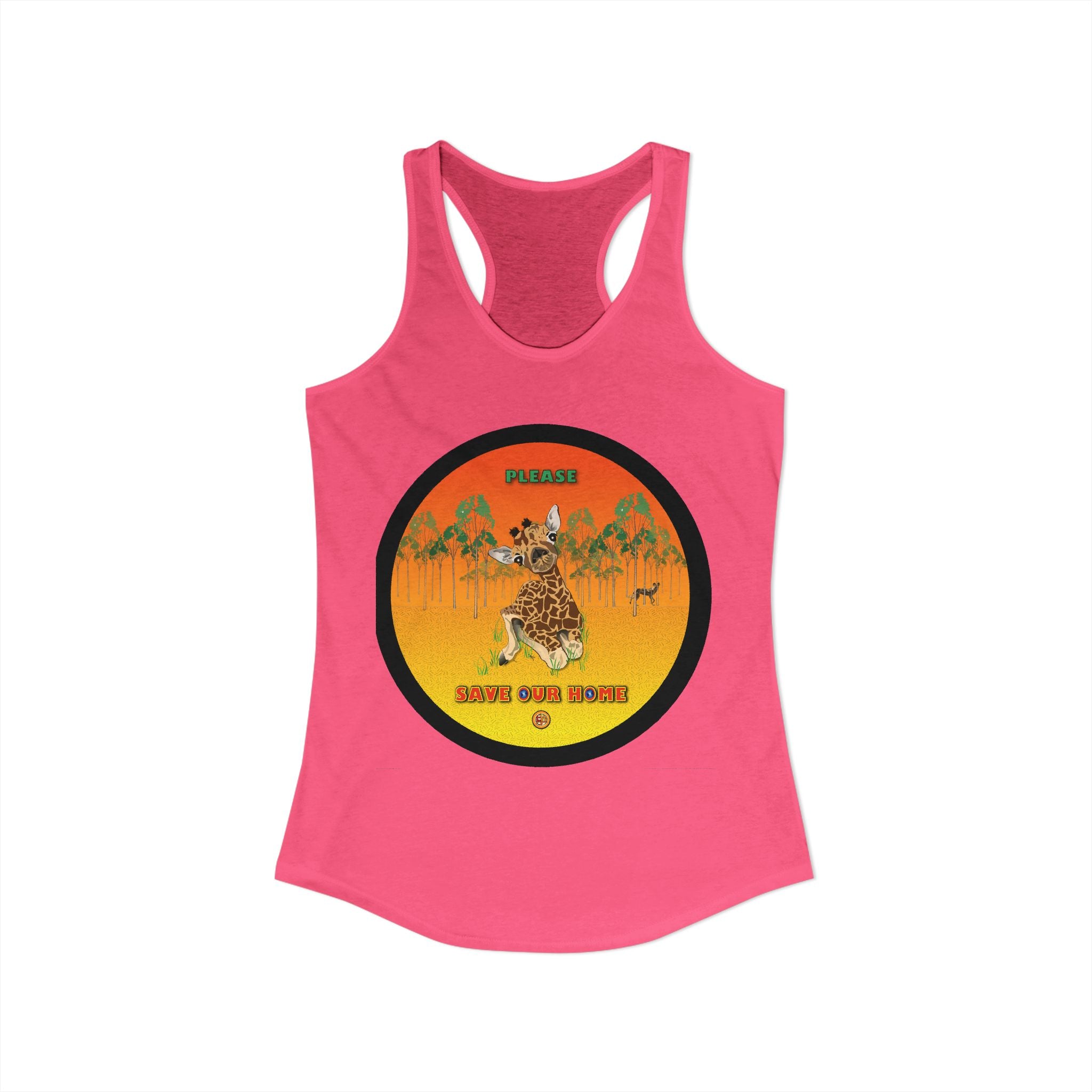 Baby Giraffe Racerback Tank