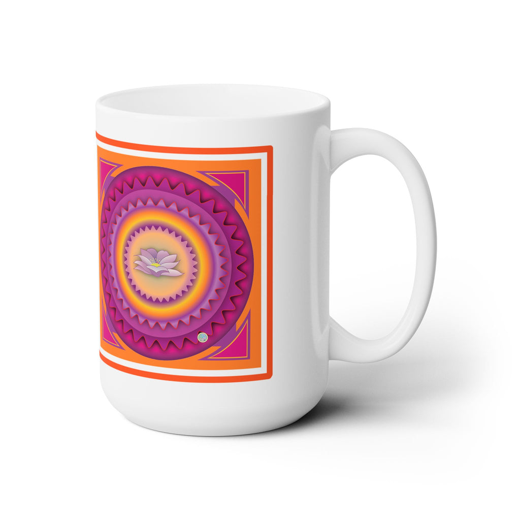 Layered Lotus Peace Mug 15oz