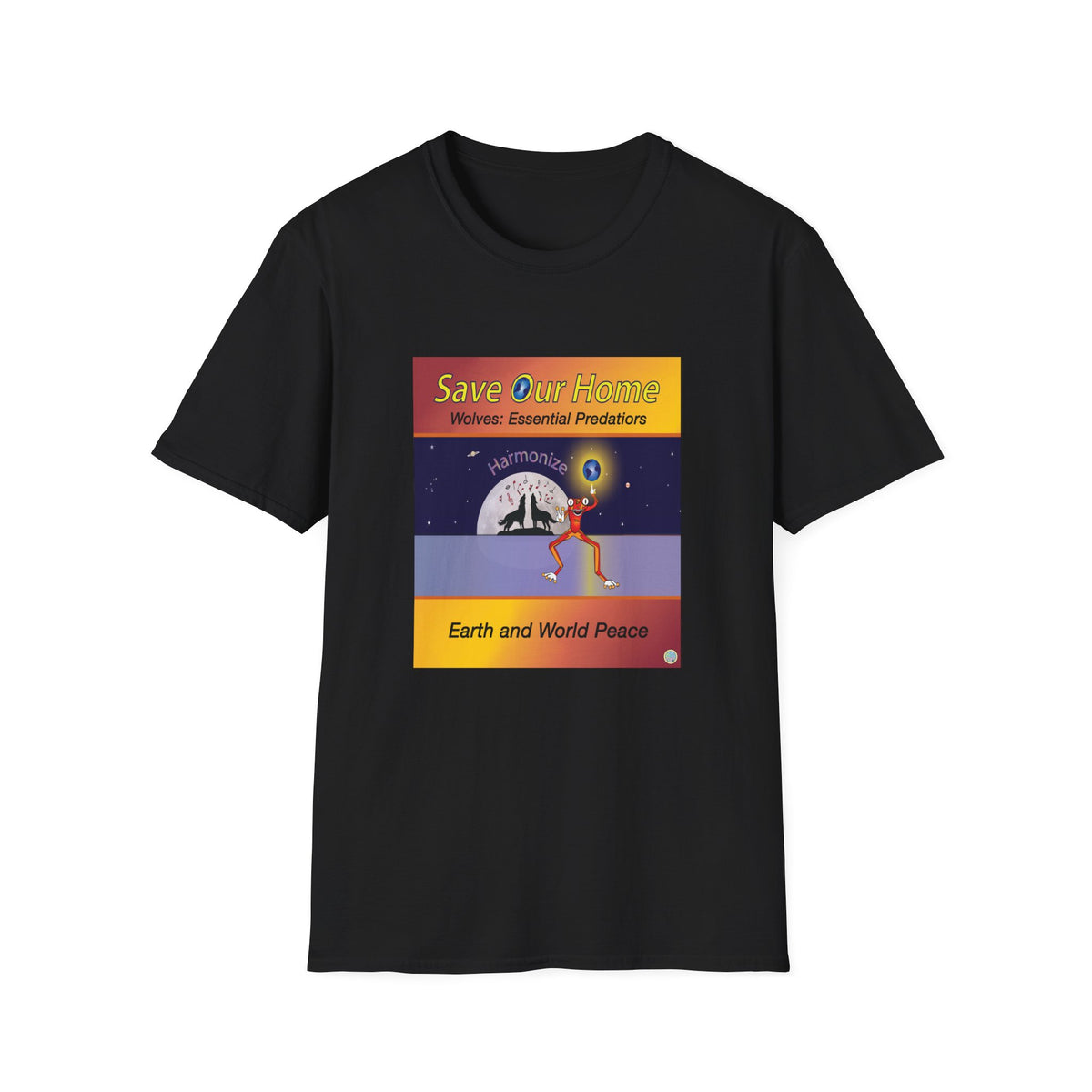 Frog and Wolves  Harmonize Unisex Softstyle T-Shirt