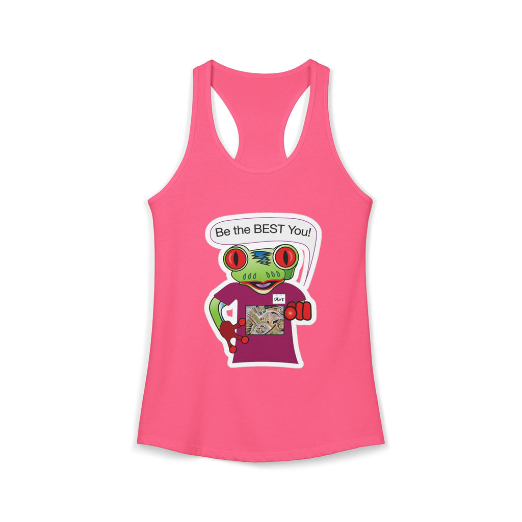 Frog Sticker Tank Tops Be the Best You Can Be