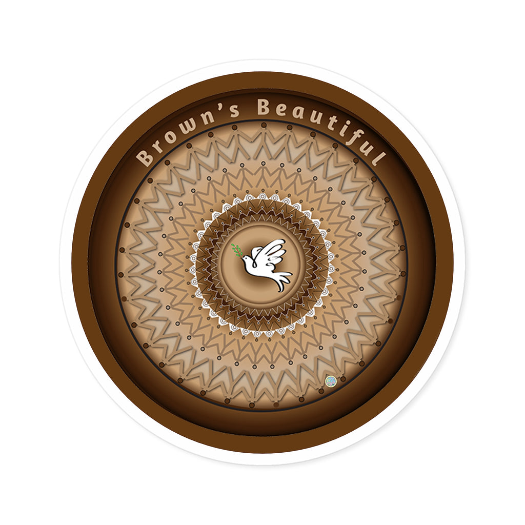 Brown's Beautiful Indoor Outdoor Sticker