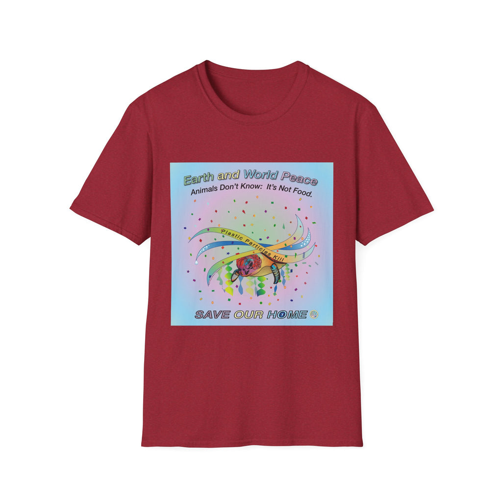 Plastic Pollution Turtle T-Shirt