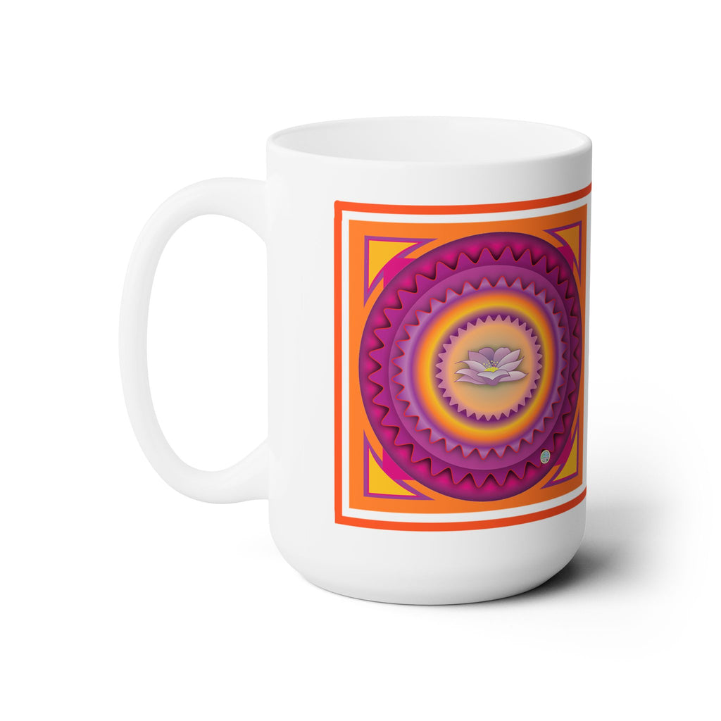 Layered Lotus Peace Mug 15oz