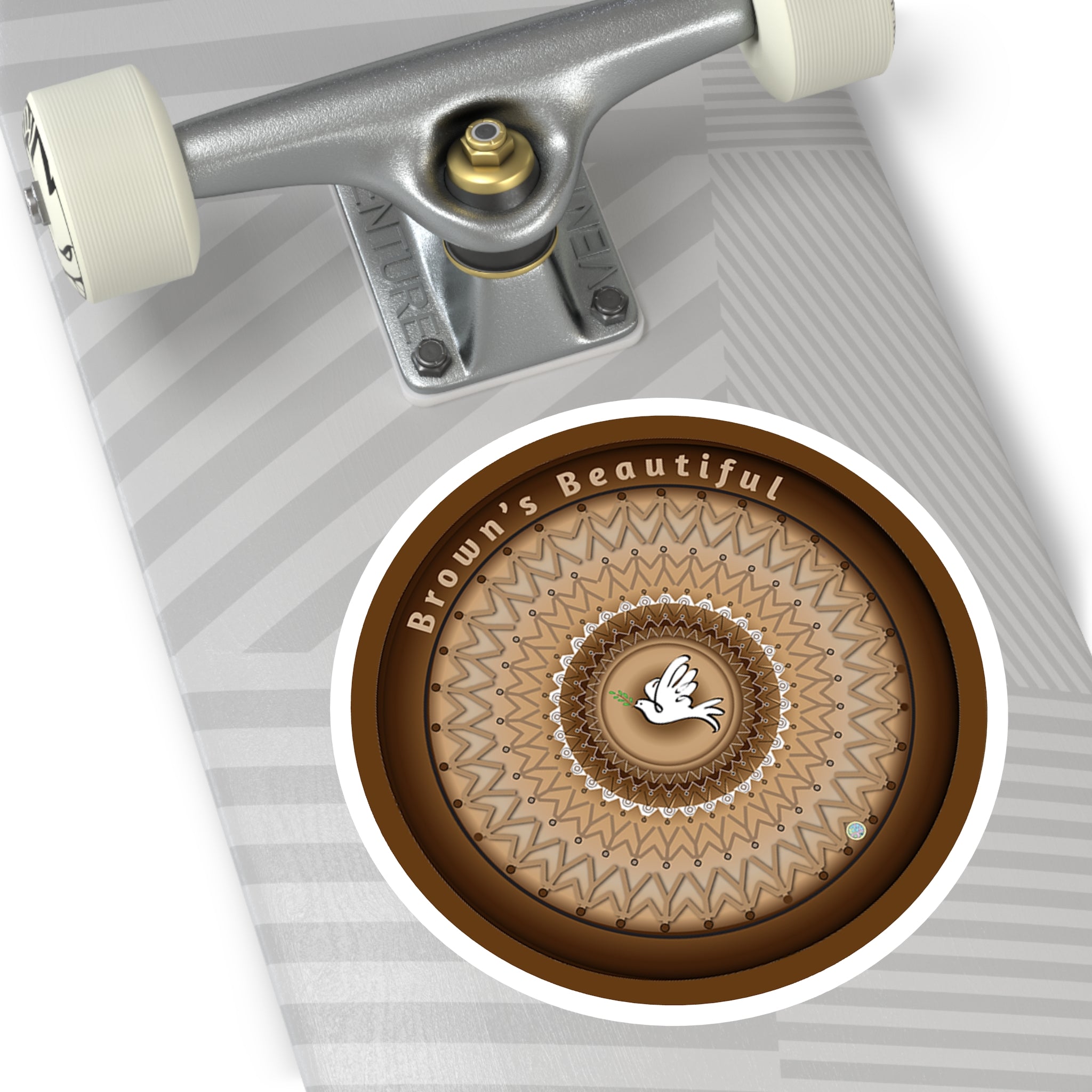 Brown's Beautiful Indoor Outdoor Sticker