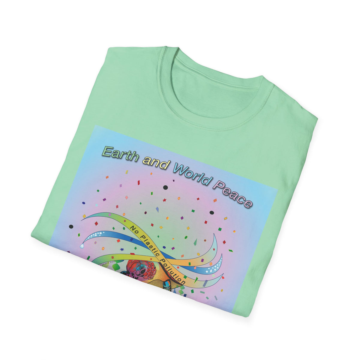 Plastic Pollution Turtle T-Shirt