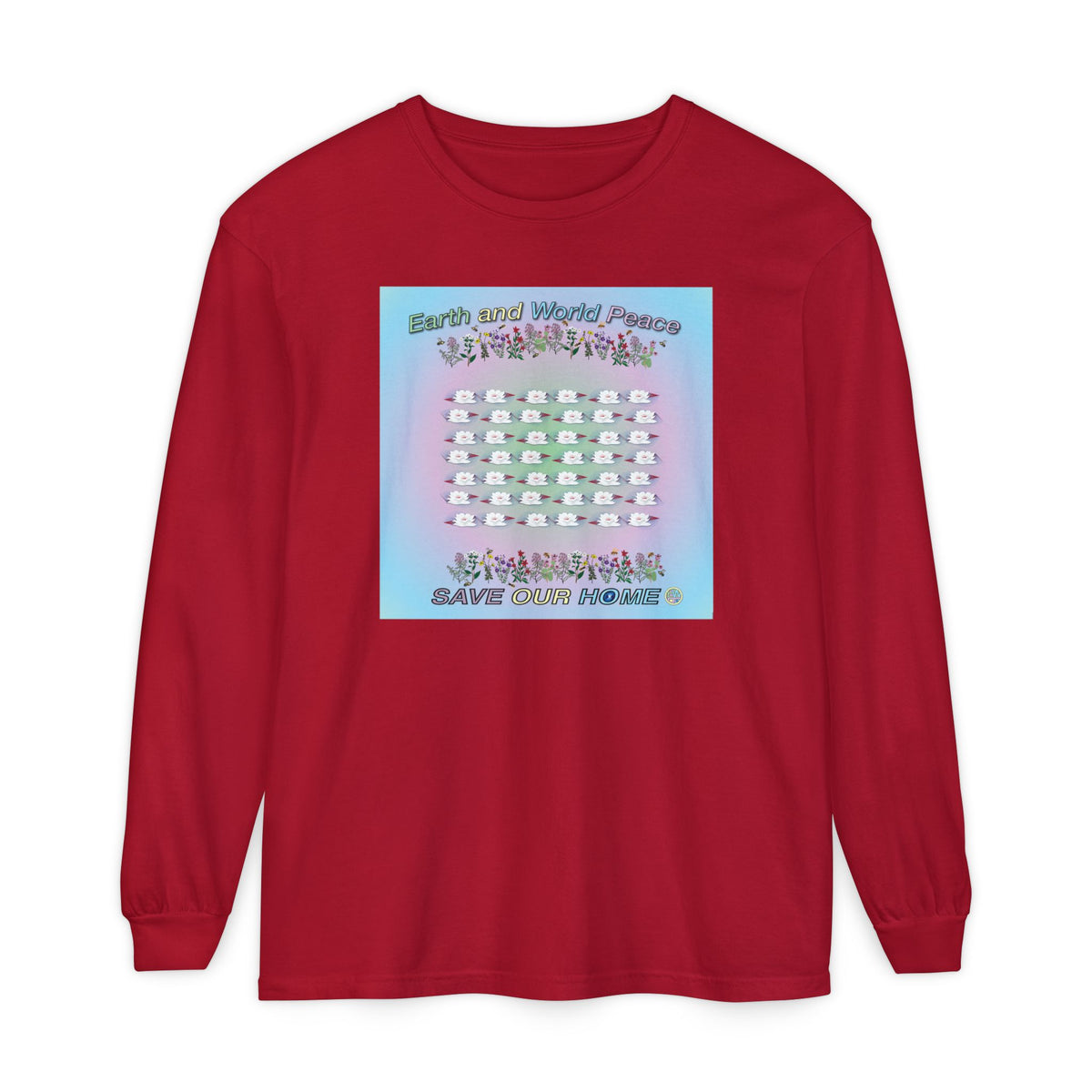 Lotus Flowers Long Sleeve Tee