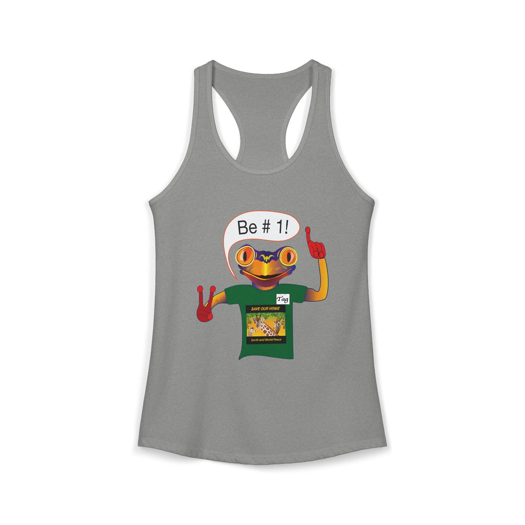 Frog Sticker Tank Tops Be # 1