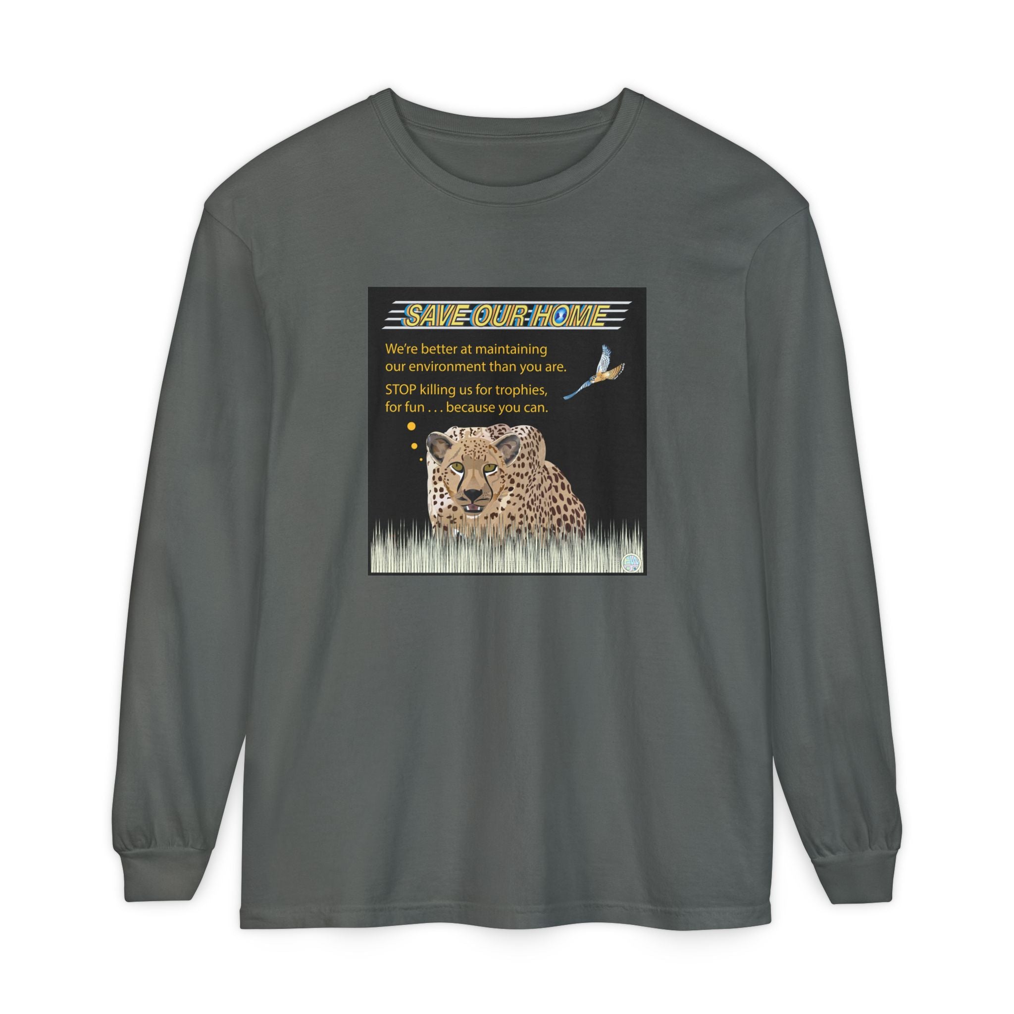 Cheetah Night and Day Long Sleeve Tee