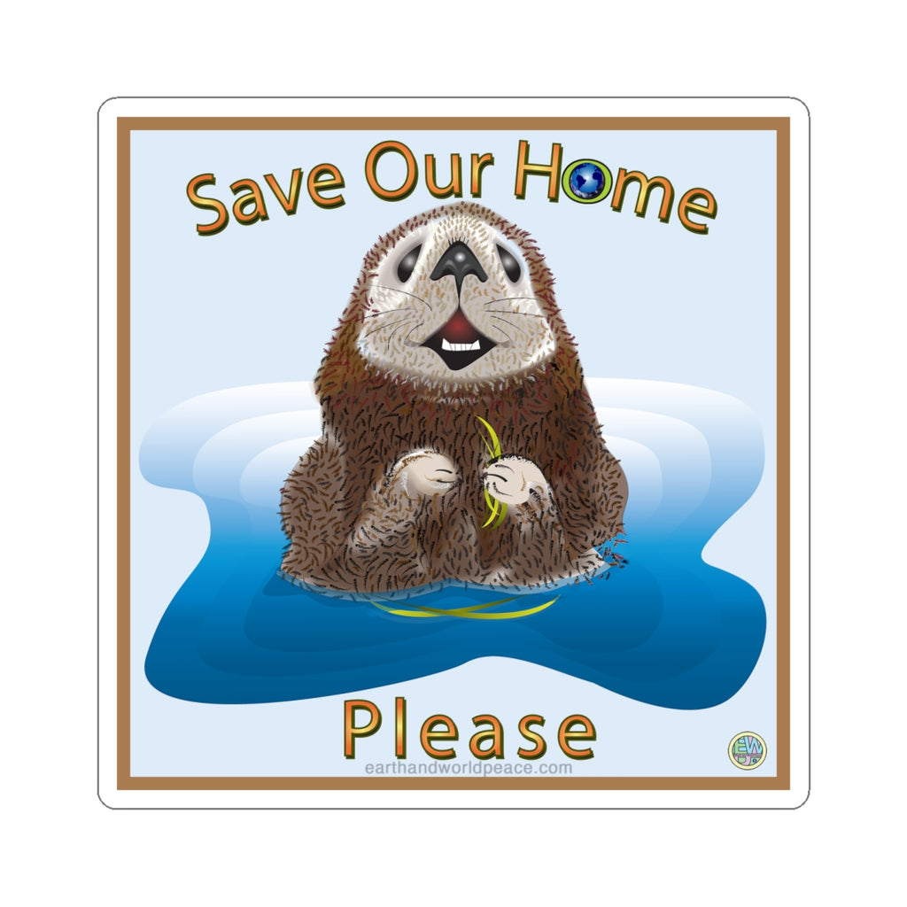 Otter sticker