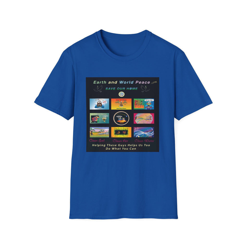 Helping Them Helps Us Unisex Softstyle T-Shirt