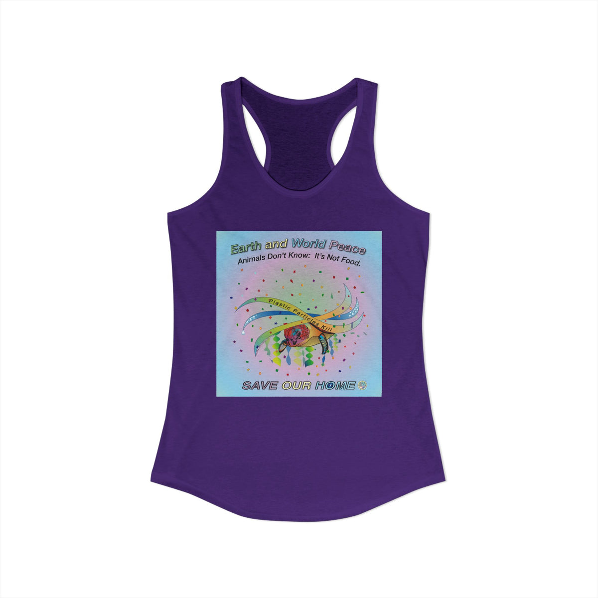 Stop Plastic Polution Turtle Tank Top