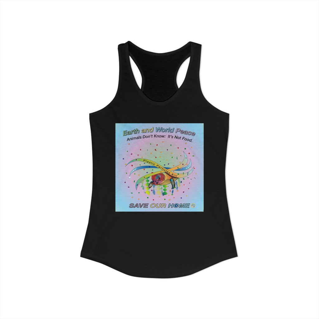 Stop Plastic Polution Turtle Tank Top