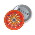 Prayer Beads Orange Button