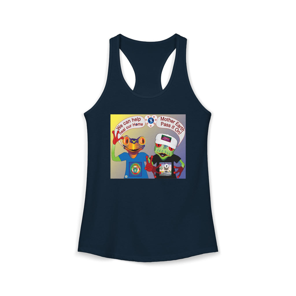 Two Frog Heal Mother Earth Racerback Tank