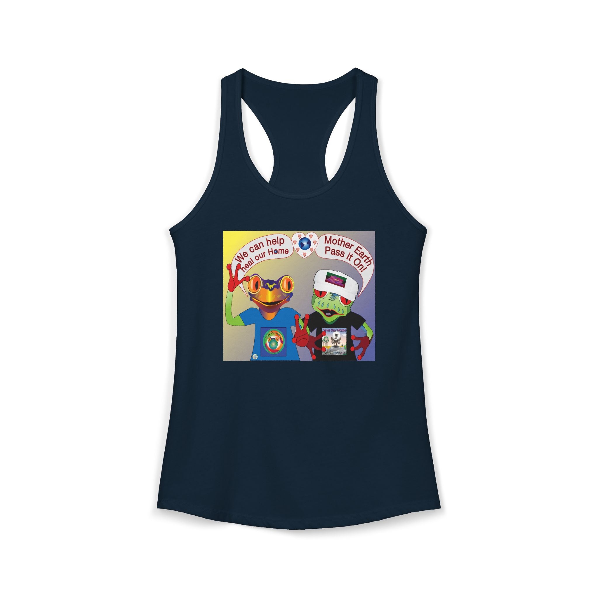 Two Frog Heal Mother Earth Racerback Tank