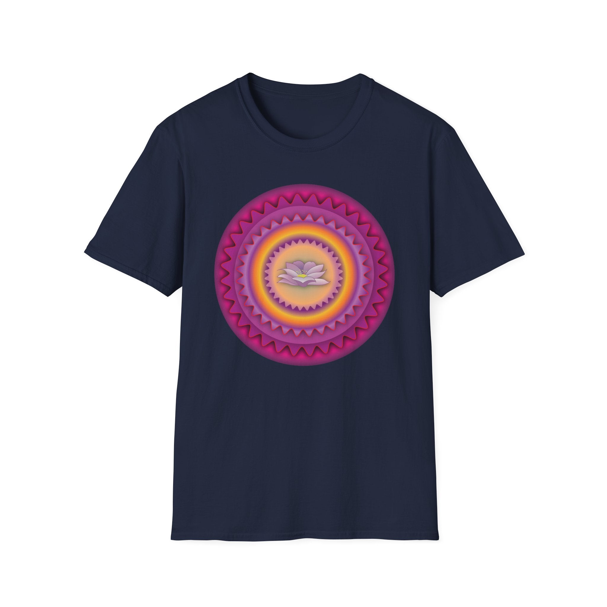 Lotus Petal Art Unisex Softstyle Tee