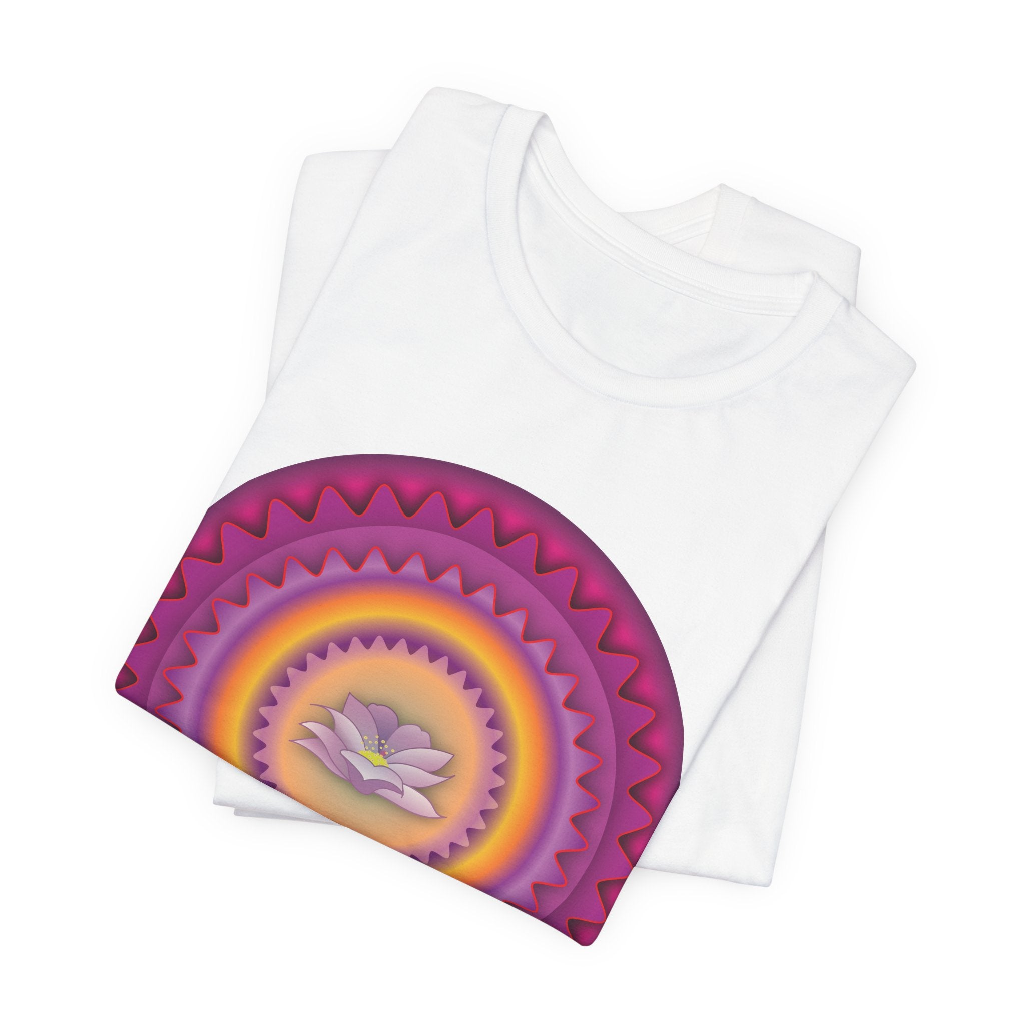 Lotus Petal Art Unisex Softstyle Tee