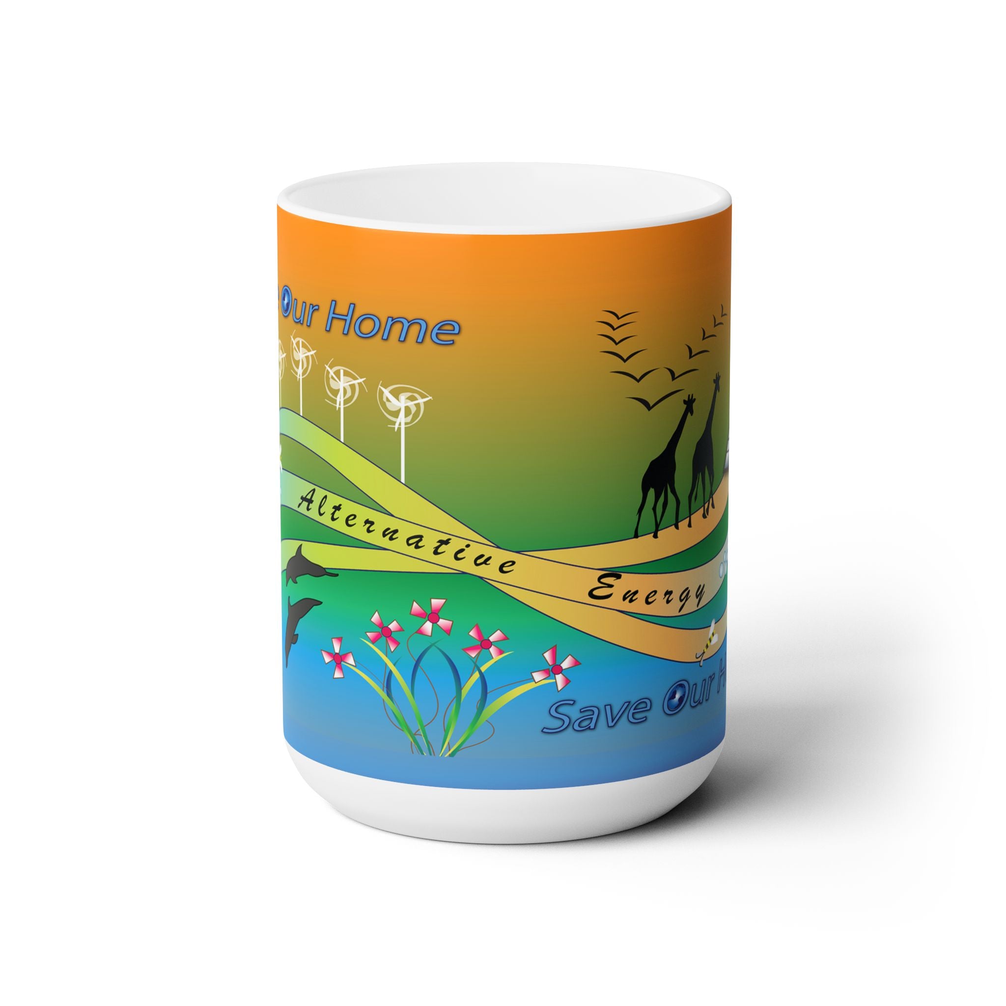 African Landscape Alternative Energy 1 Mug 15oz