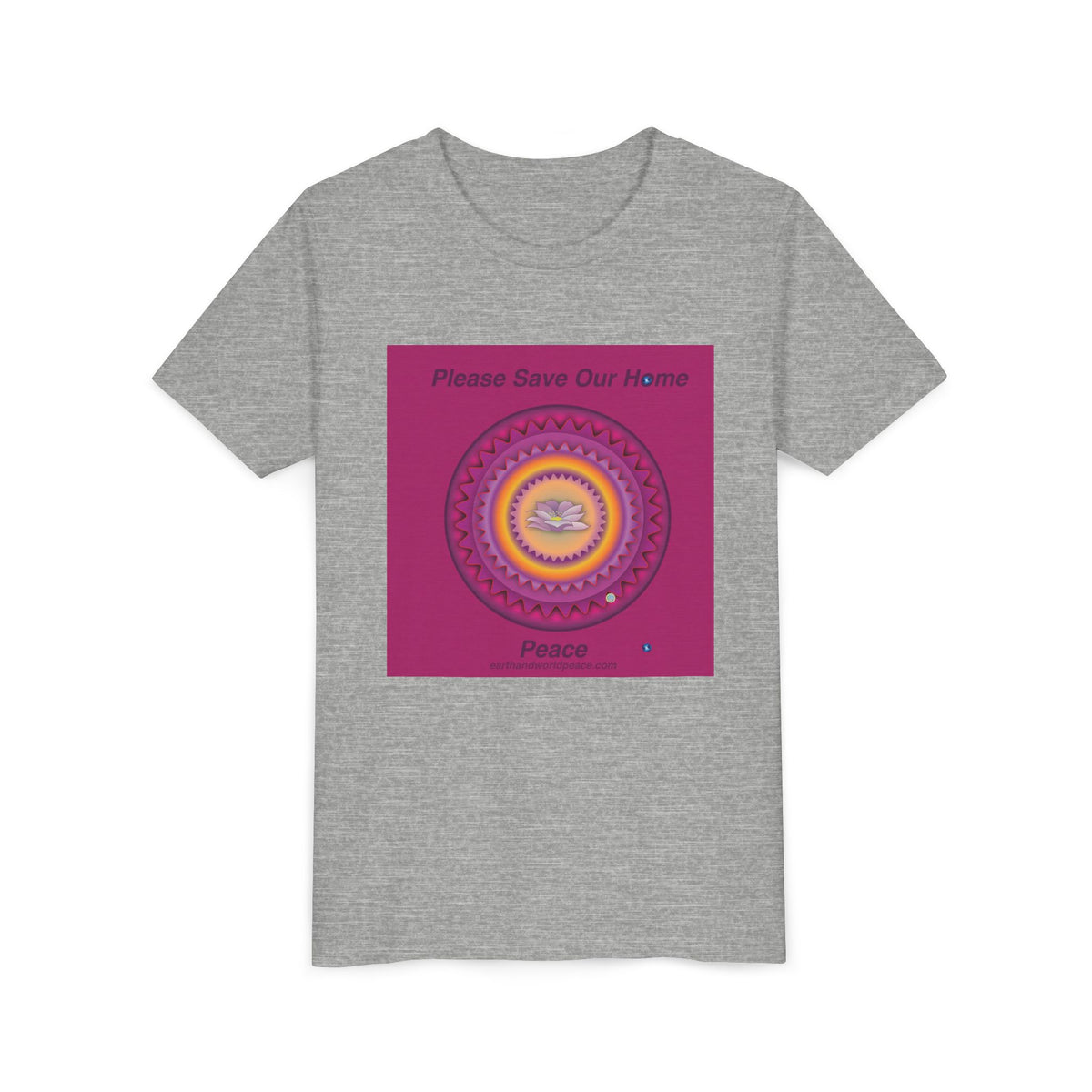 Peace Lotus & Petals Youth Tee