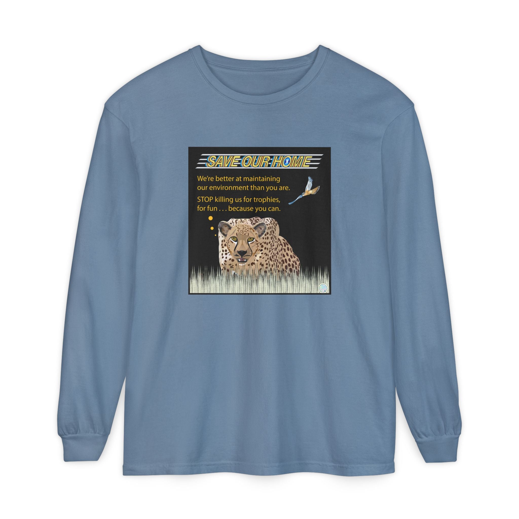 Cheetah Night and Day Long Sleeve Tee