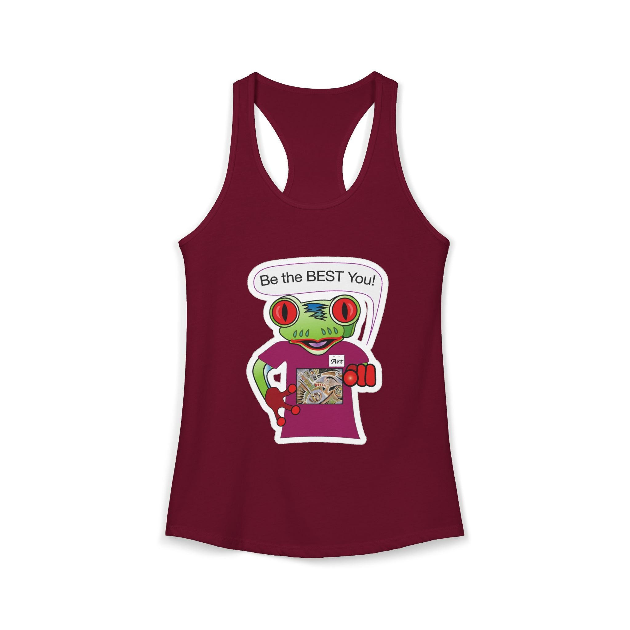 Frog Sticker Tank Tops Be the Best You Can Be