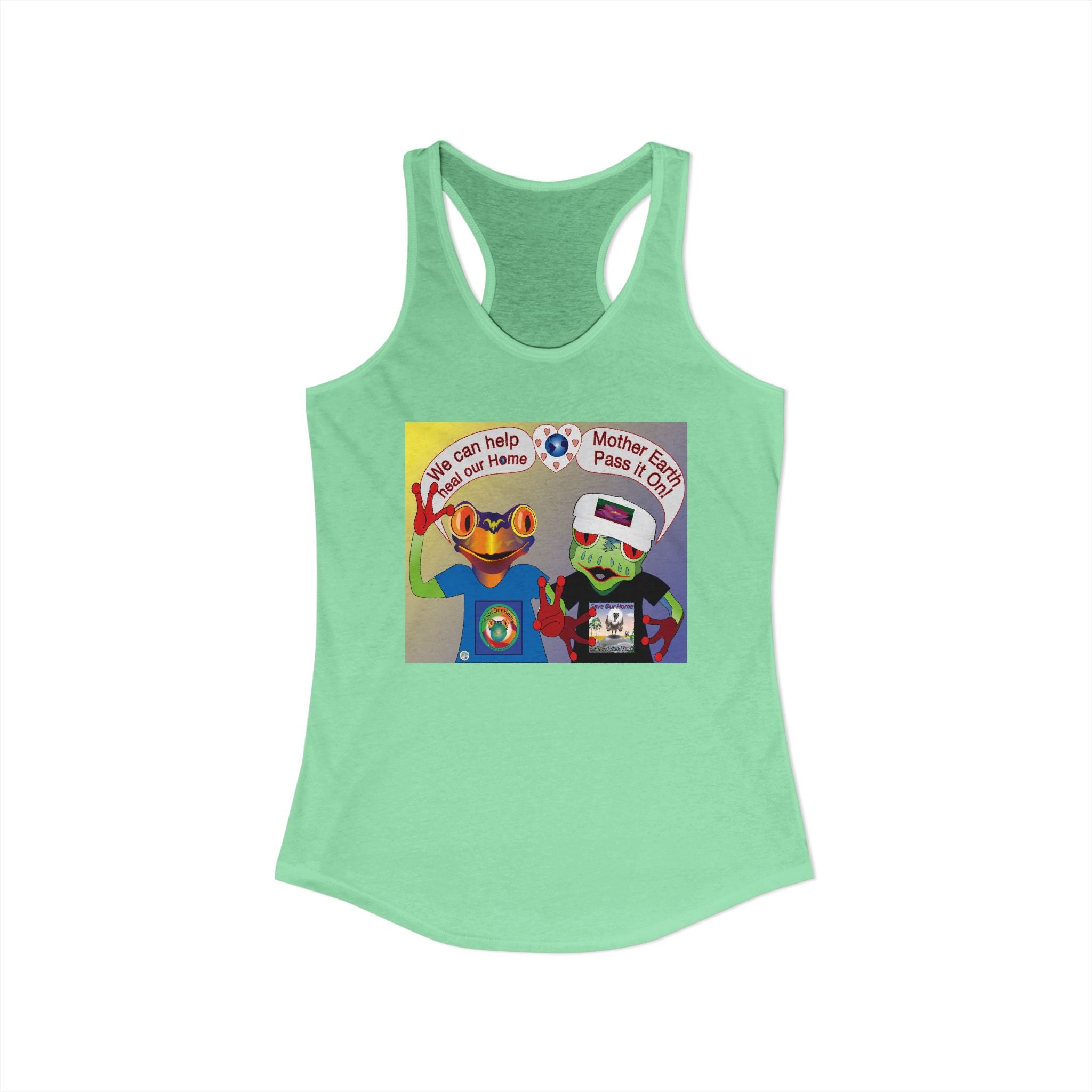 Two Frog Heal Mother Earth Racerback Tank