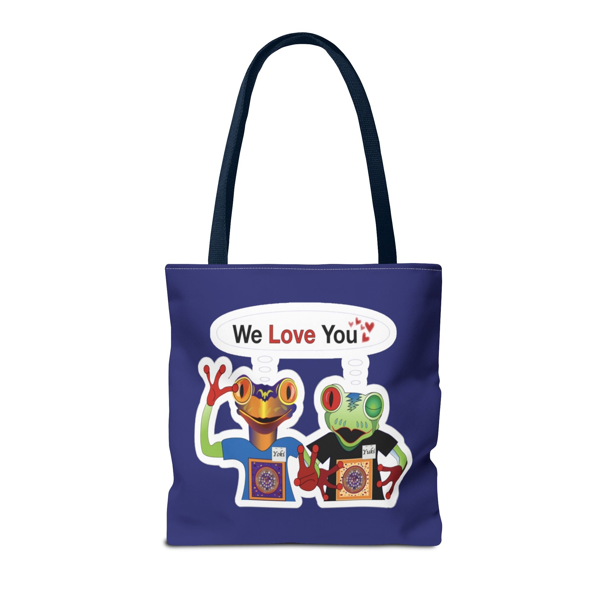 Mc Frogs We Love You Sticker Tote