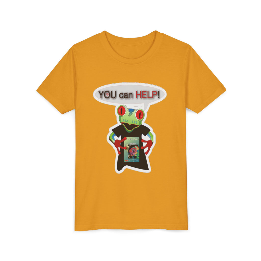 Mc Frog: You Can Help Sticker Tee