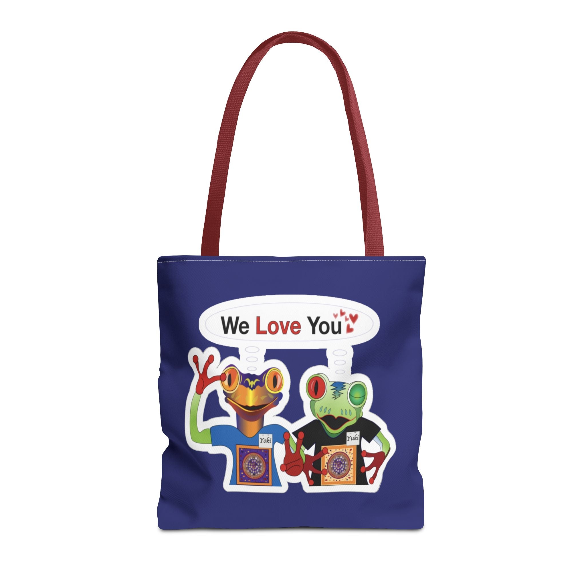 Mc Frogs We Love You Sticker Tote