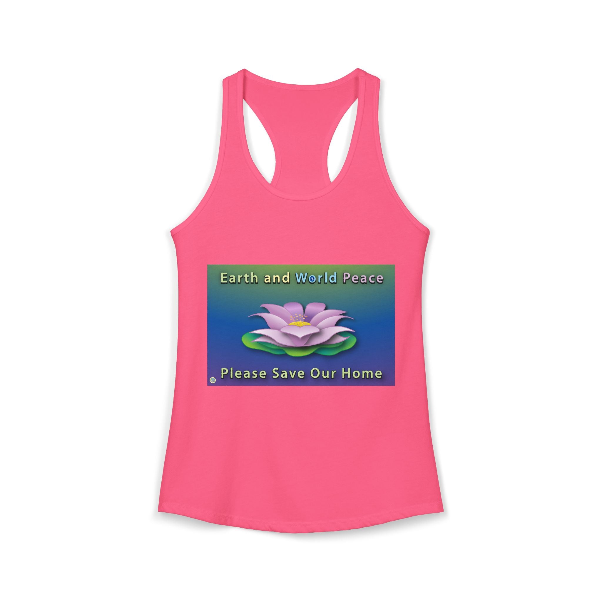 Floating Lotus Racerback Tank