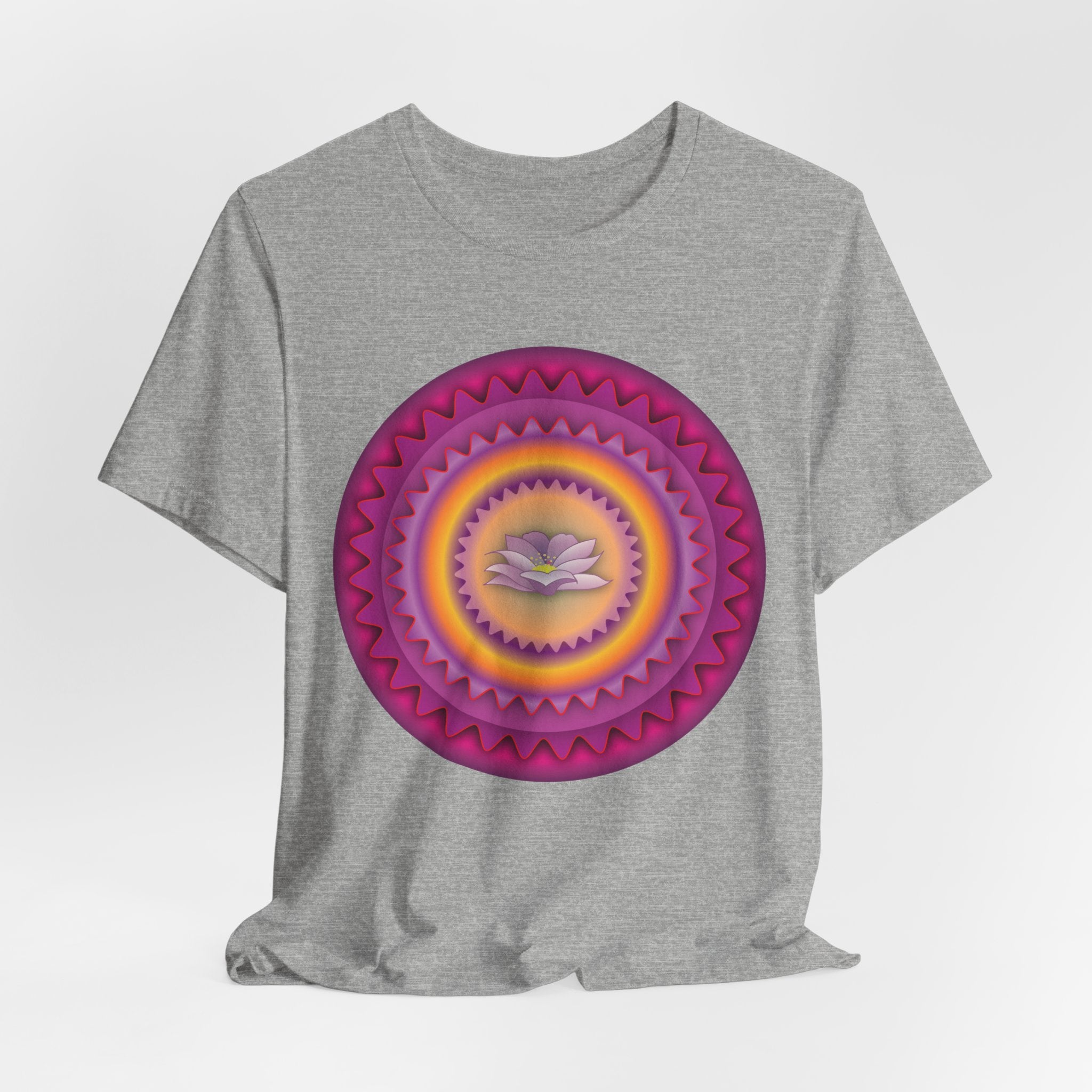 Lotus Petal Art Unisex Softstyle Tee