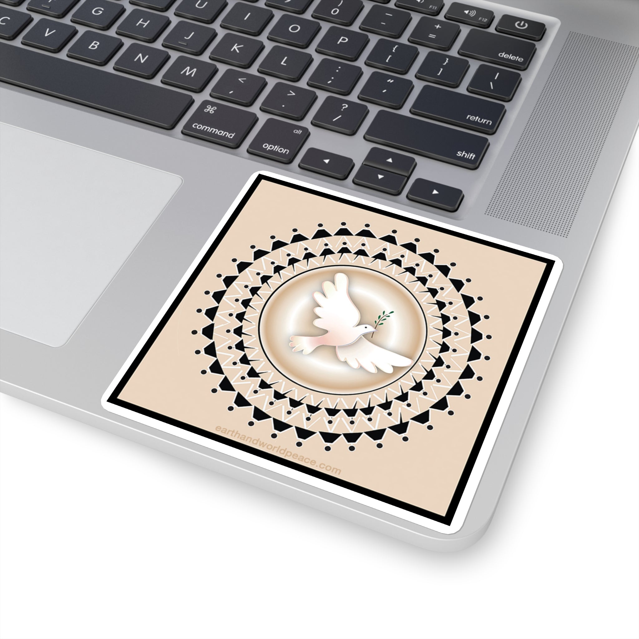 Peace Dove Creamy Sticker