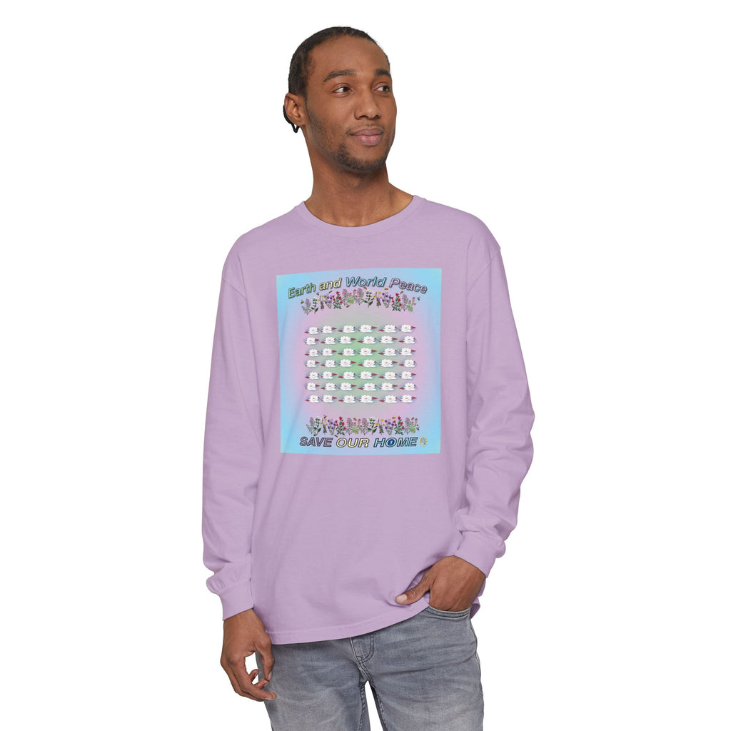 Lotus Flowers Long Sleeve Tee