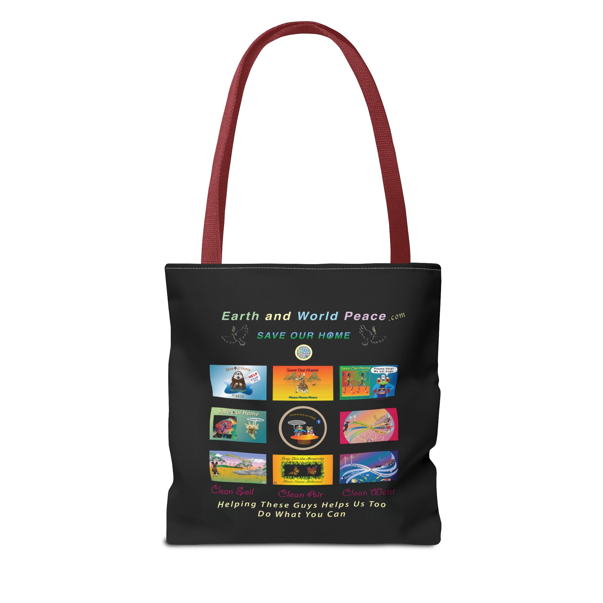 Endangered Species Alternative Energy Black Tote