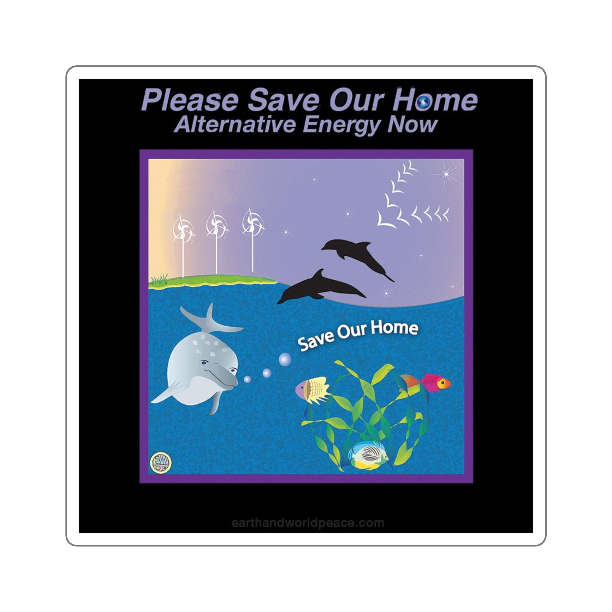 Alternative Energy the Way Forward 3" Sticker